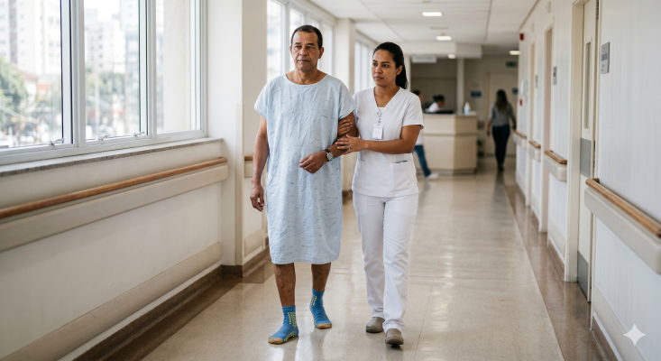 Prevenção de quedas hospitalares: por que a chamada de enfermagem é a primeira linha de defesa